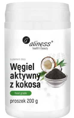 Aliness Węgiel aktywny z kokosa 200g