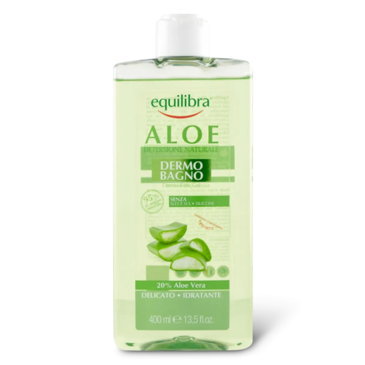 Aloe Aloesowy Żel do Kąpieli 20% Aloe Vera 400ml Equilibra