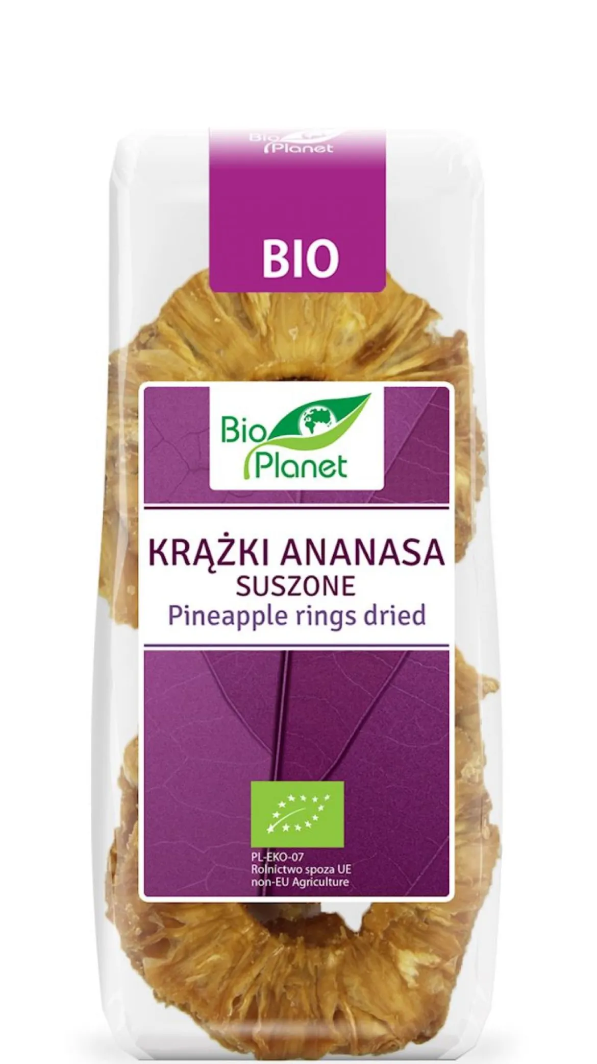 Ananas Suszony Krążki BIO 100g Bio Planet