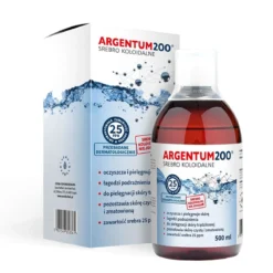 Argentum 200 Srebro Koloidalne 25 ppm 500ml Aura Herbals