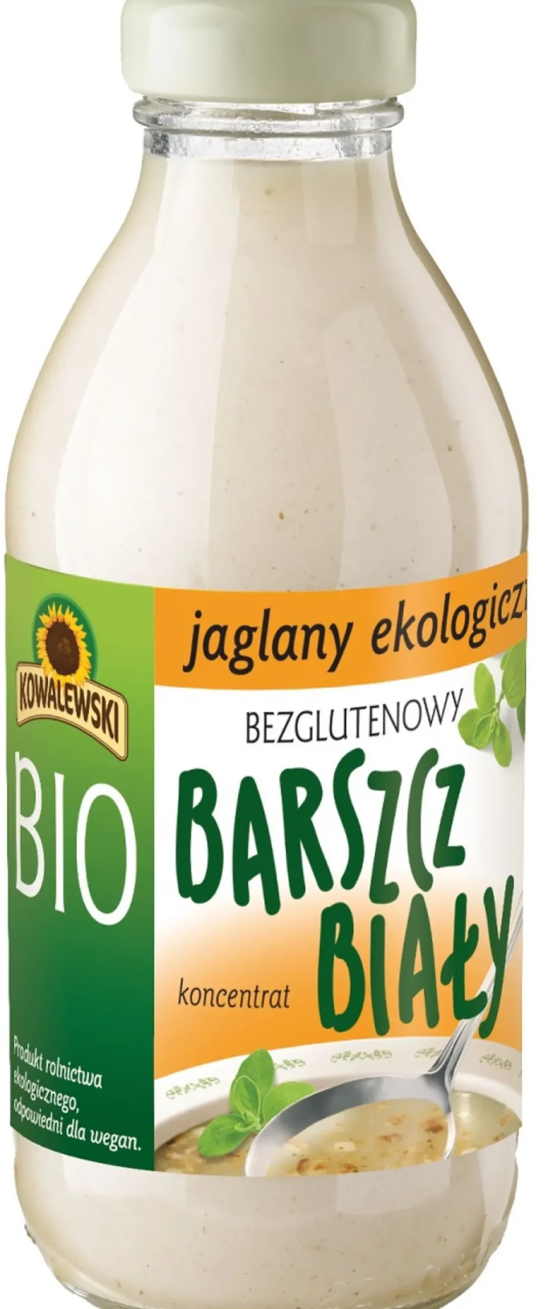 Barszcz Biały Jaglany Bezglutenowy Koncentrat BIO 320ml Kowalewski