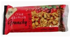 Baton grunchy orkiszowy z żurawiną 65g Bio Ania