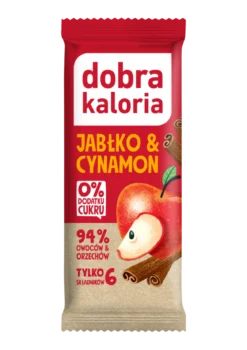 Baton Jabłko i cynamon 35g Dobra Kaloria