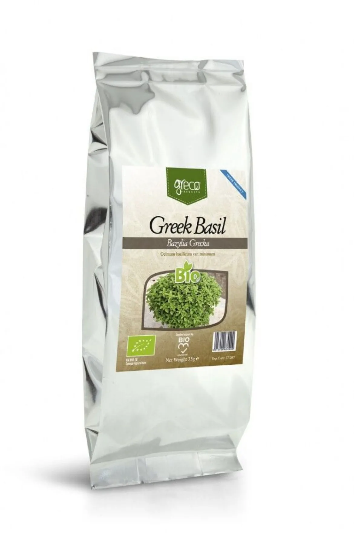 Bazylia Grecka BIO 35g Greco Products