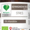 BeOrganic Ashwagandha BIO 200mg 50 kaps Aliness