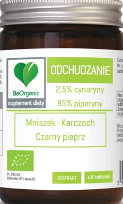 BeOrganic Odchudzanie BIO 400mg 100 tabletek Aliness