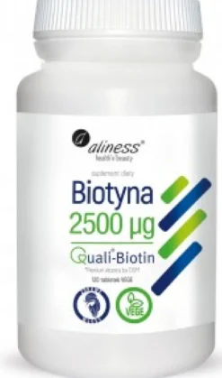 Biotyna 2500mcg 120 tabl Aliness