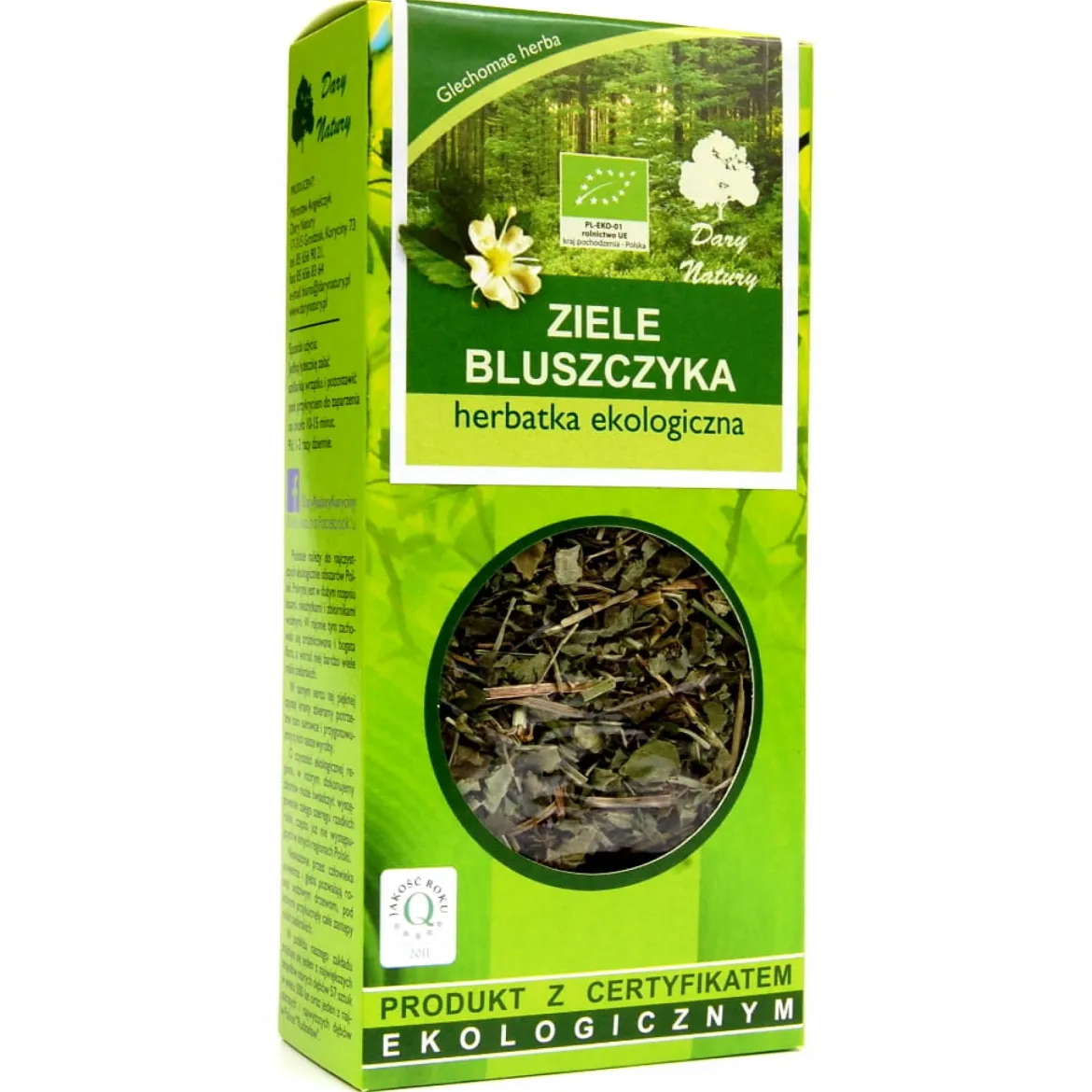 Bluszczyk Ziele EKO 25g Dary Natury