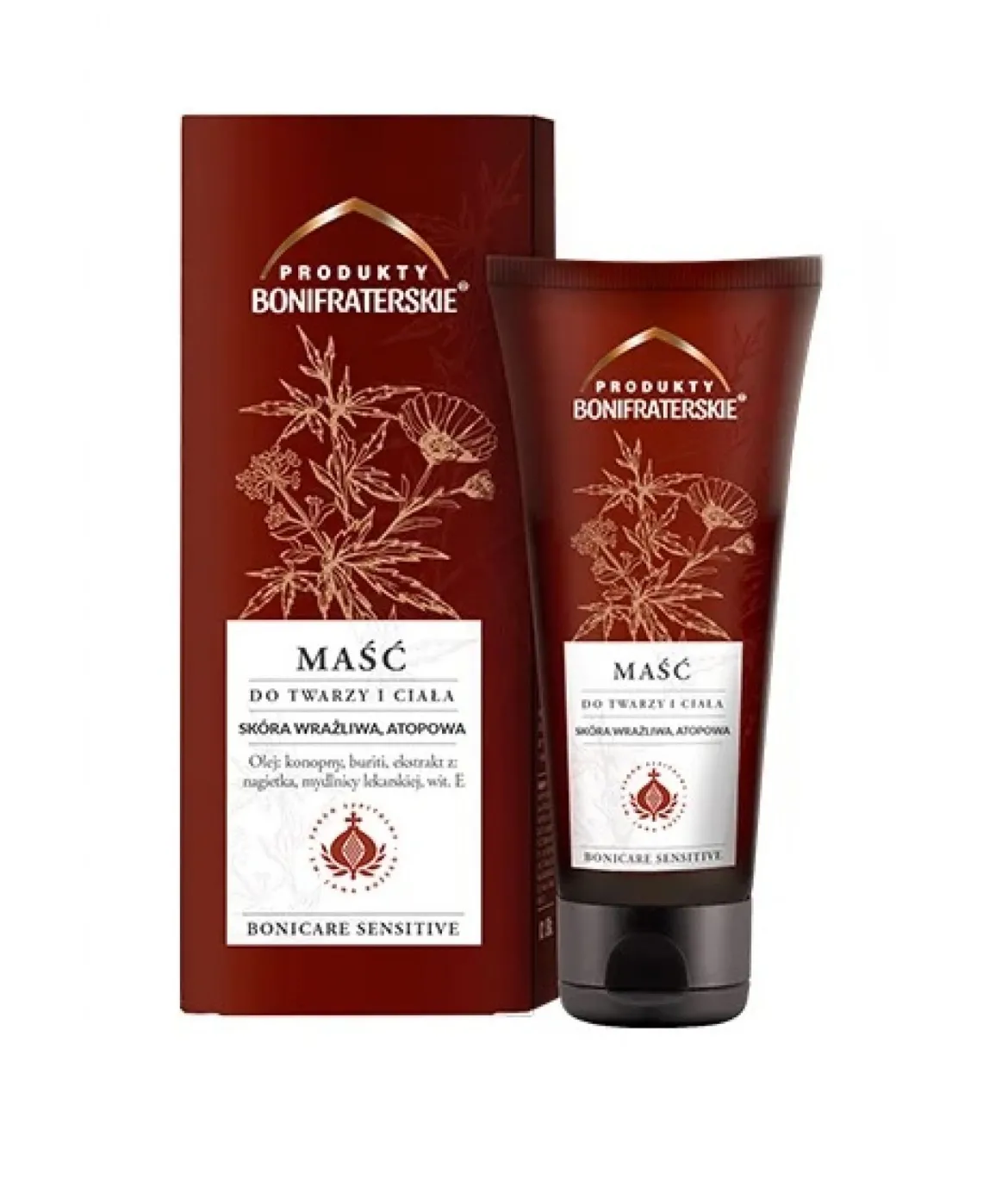 Bonicare Maść do Twarzy i Ciała 100ml Produkty Bonifraterskie