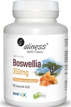 Boswellia Kadzidłowiec indyjski 350 mg 100 Vege caps Aliness