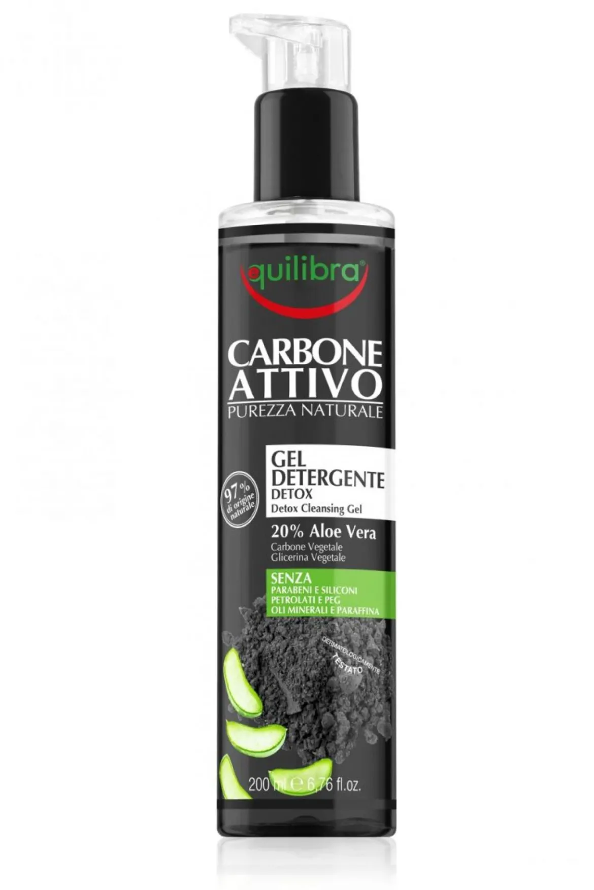 Carbone Żel Oczyszczający do twarzy z węglem 250ml Equilibra