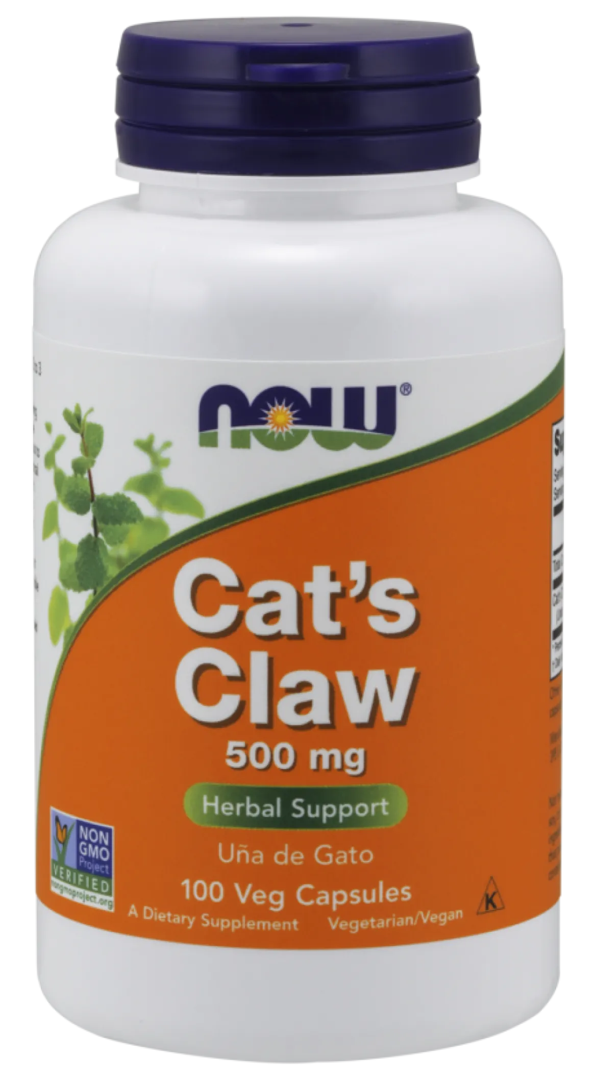 Cat's Claw 500mg 100 kapsułek Now Foods