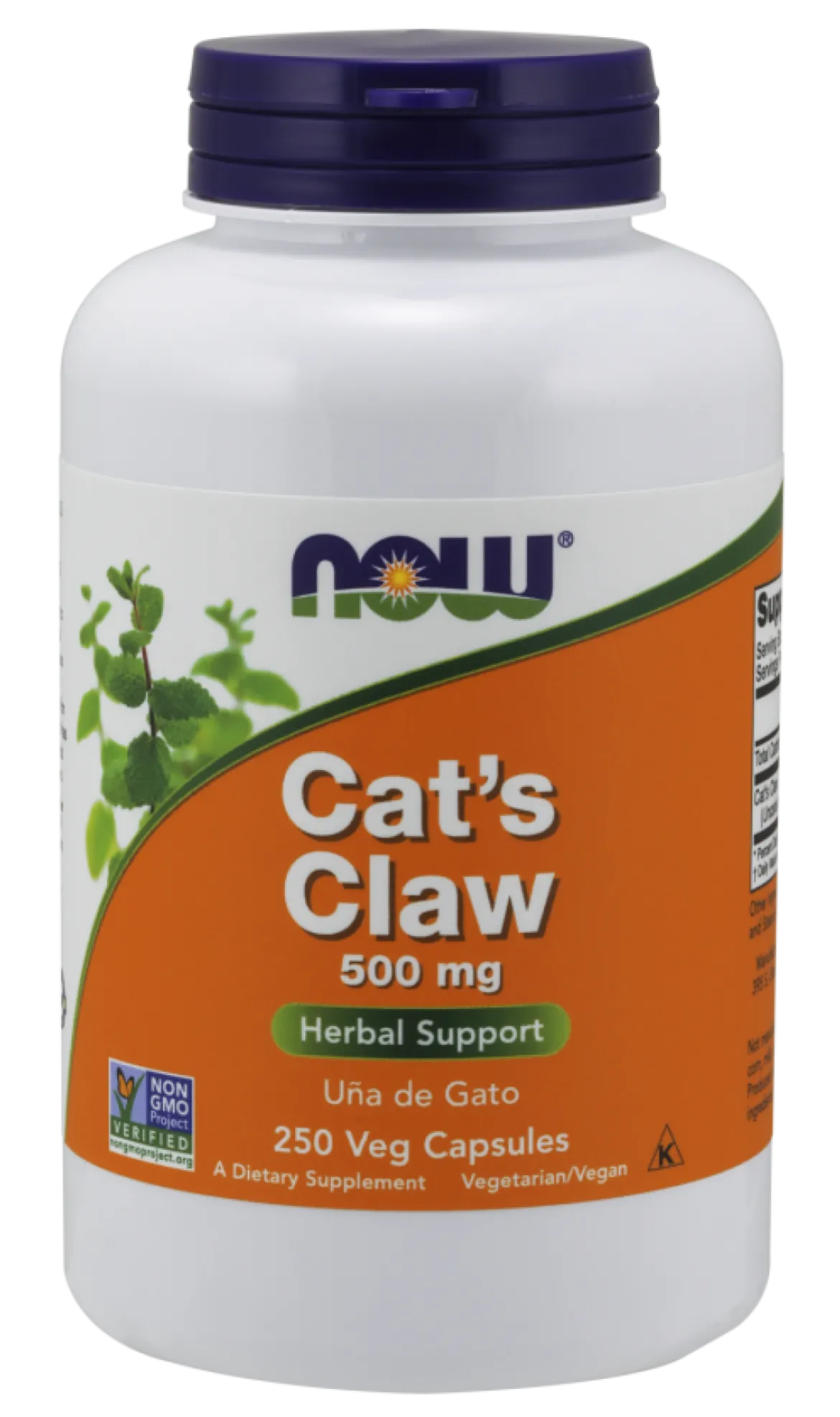 Cat's Clow 500mg 250 kapsułek Now Foods