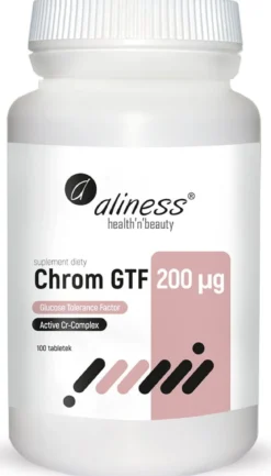 Chrom GTF Active Cr-Complex 200µg x 100tabletek vege Aliness