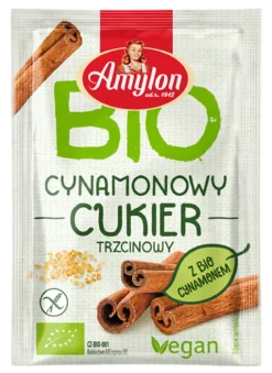 Cukier Cynamonowy Bezglutenowy BIO 20g Amylon