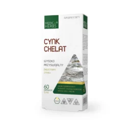 Cynk Chelat 60 kaps. Medica herbs