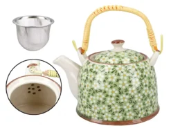 Czajnik ceramiczny z zaparzaczem 900ml