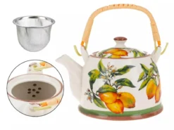 Czajnik ceramiczny z zaparzaczem 900ml