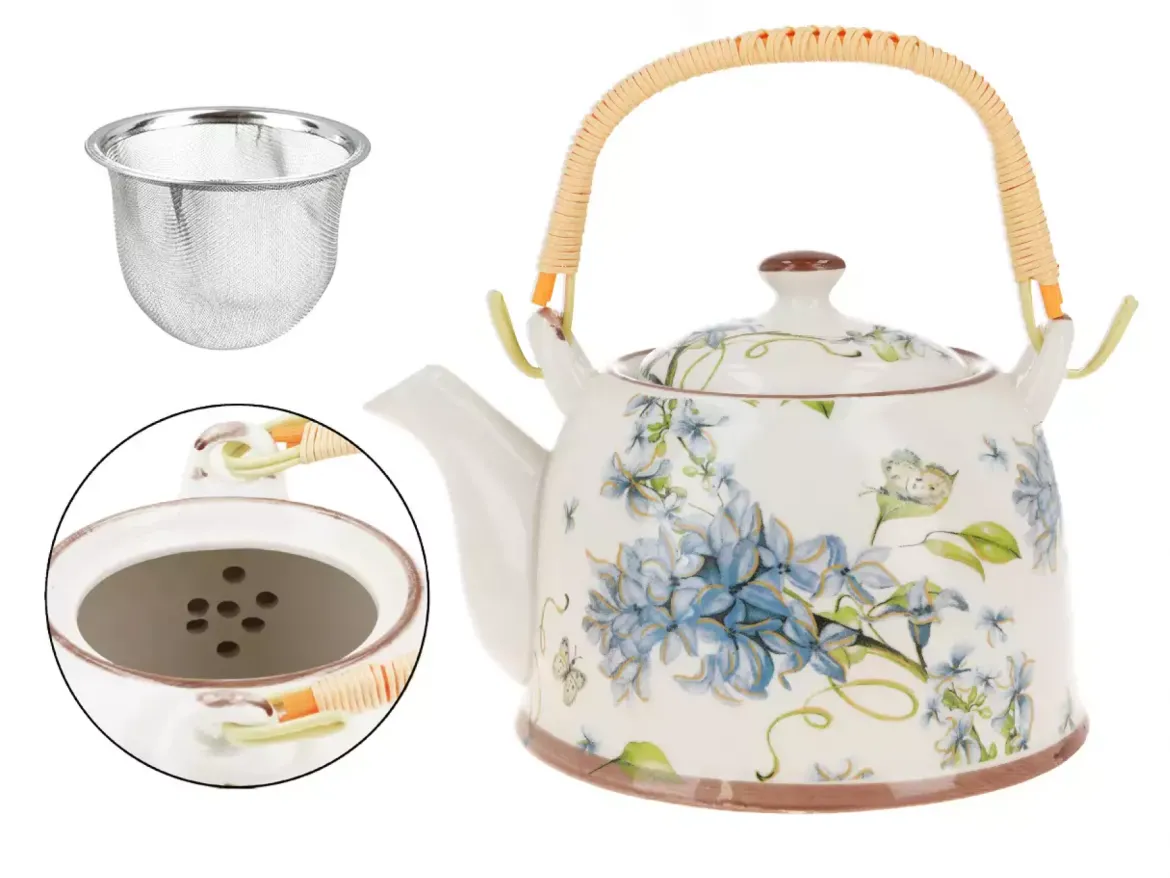 Czajnik ceramiczny z zaparzaczem 900ml