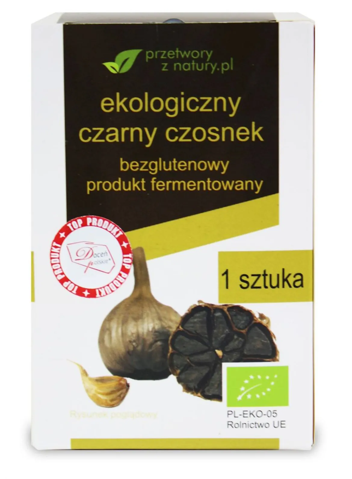 Czarny Czosnek Bio (1 Sztuka) Przetwory z Natury