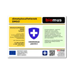 DMSO Dimetylosulfotlenek Szkło 1kg Biomus