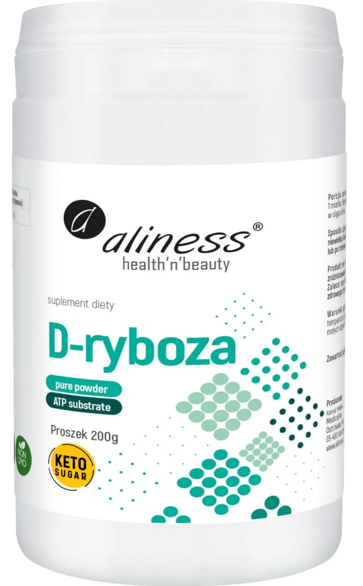 D-ryboza proszek 200g Aliness