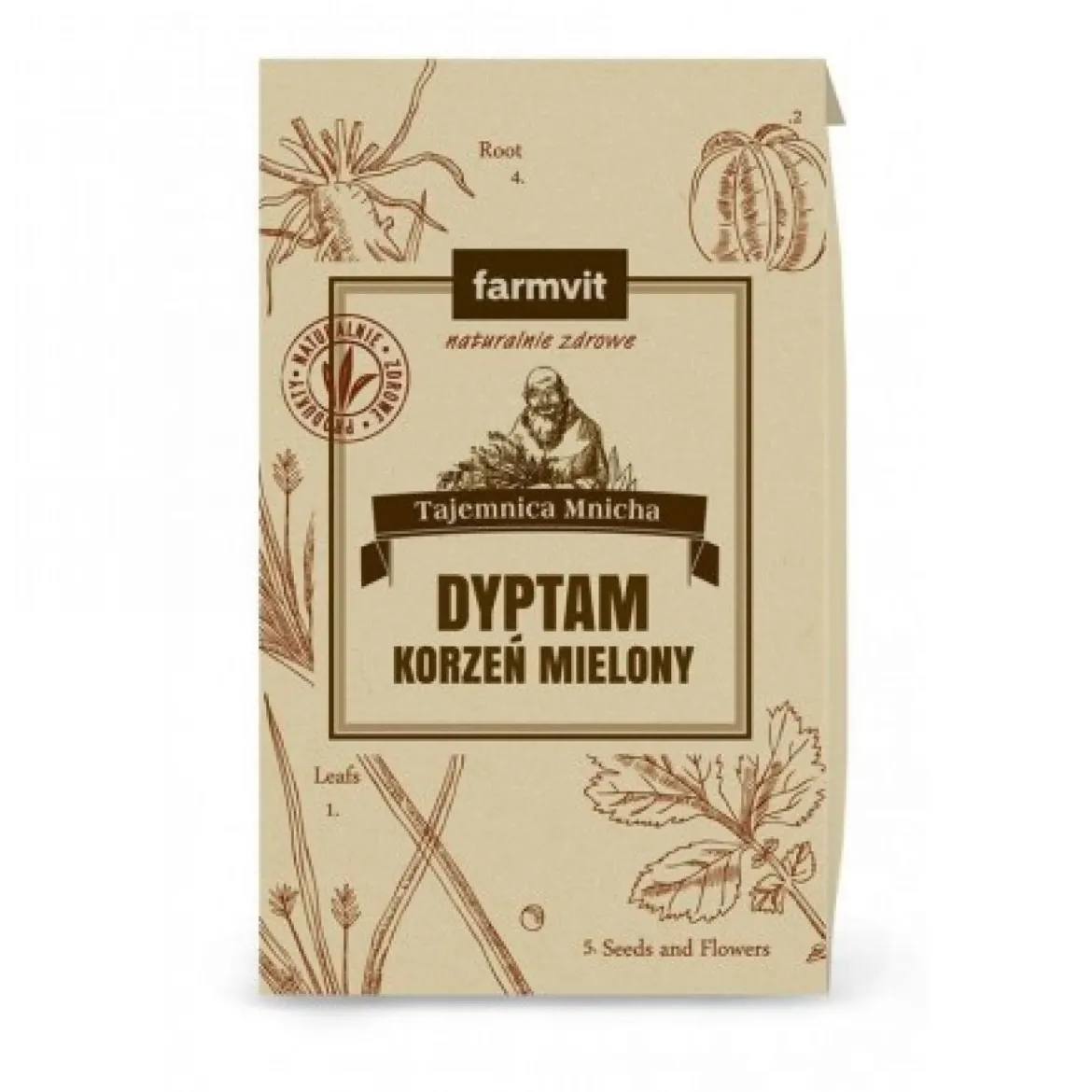 Dyptam korzeń mielony 50g Farmvit