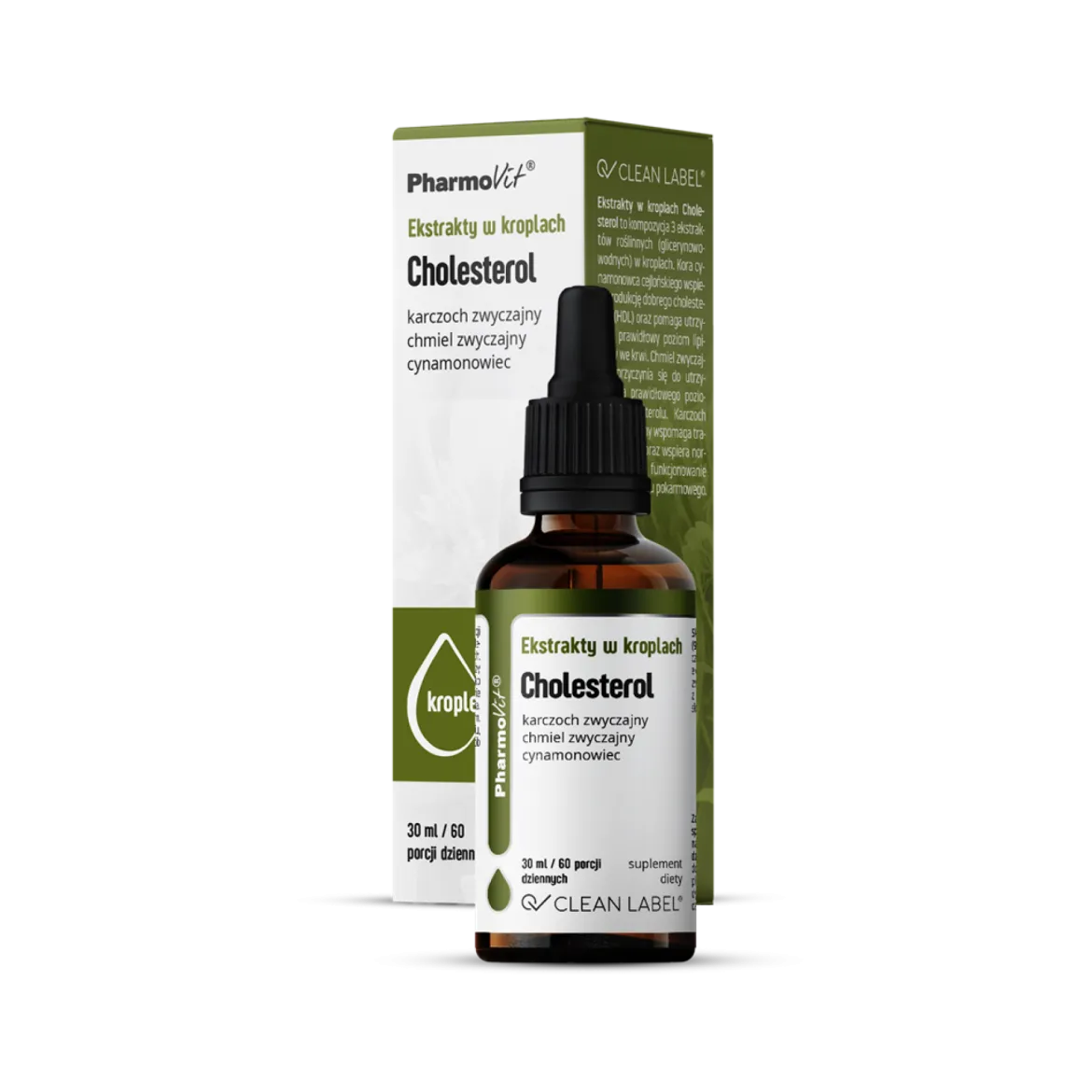 Ekstrakty w kroplach Cholesterol 30ml Pharmovit