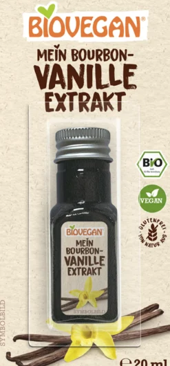 Ekstrakt z wanilii Burbon bezglutenowy BIO 20ml Biovegan
