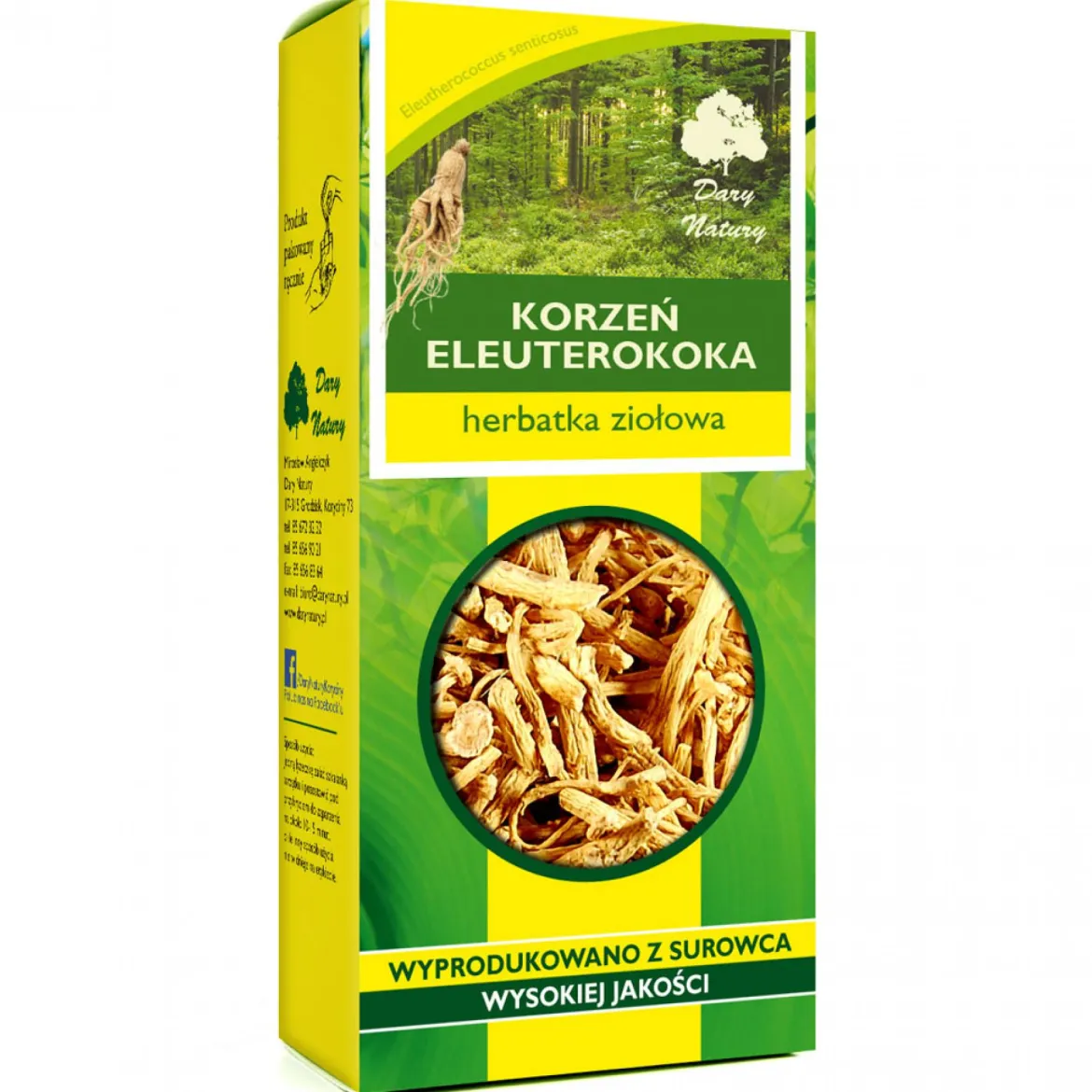 Eleuterokok Korzeń 50g Dary Natury