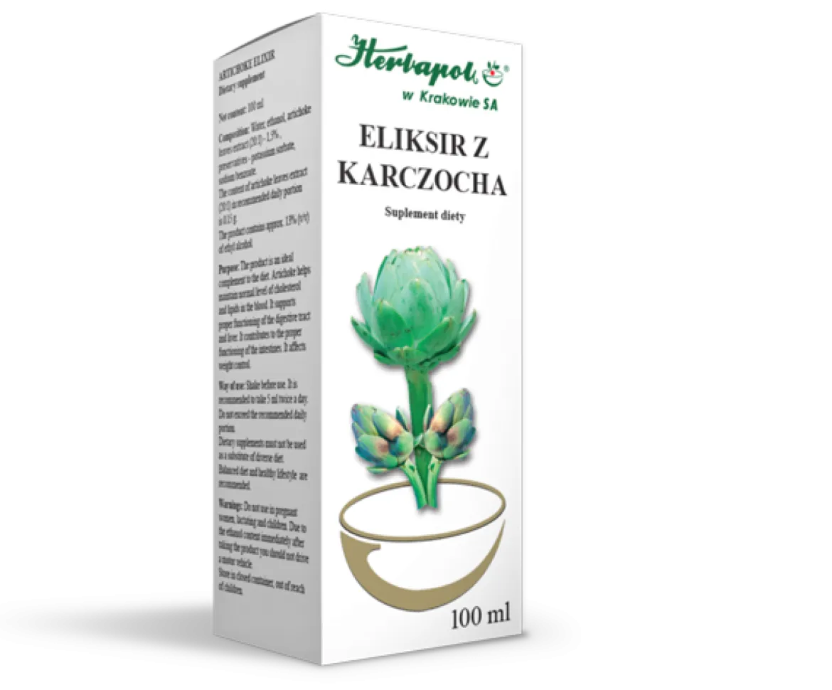Eliksir z karczocha 100 ml Herbapol Kraków