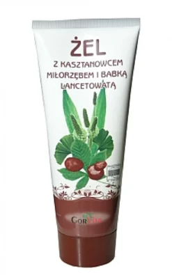 Żel z kasztanowcem, miłorzębem i babką 200ml Gorvita