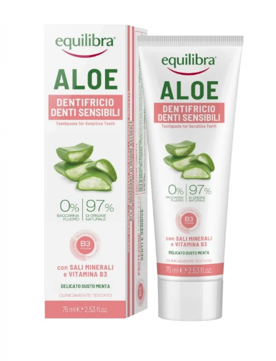 Equilibra Pasta Denti Sensibili do wrażliwych zębów 75ml