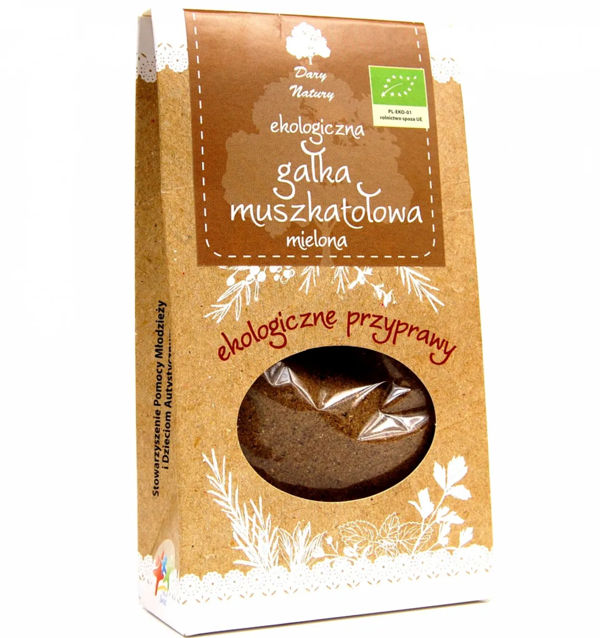 Gałka muszkatołowa mielona BIO 30g Dary Natury