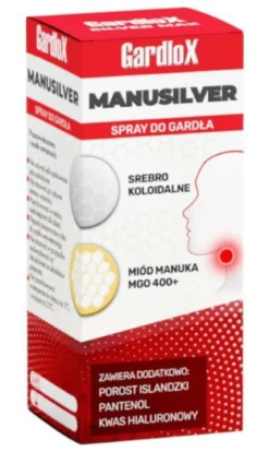 Gardlox Manusilver Spray do gardła 30ml