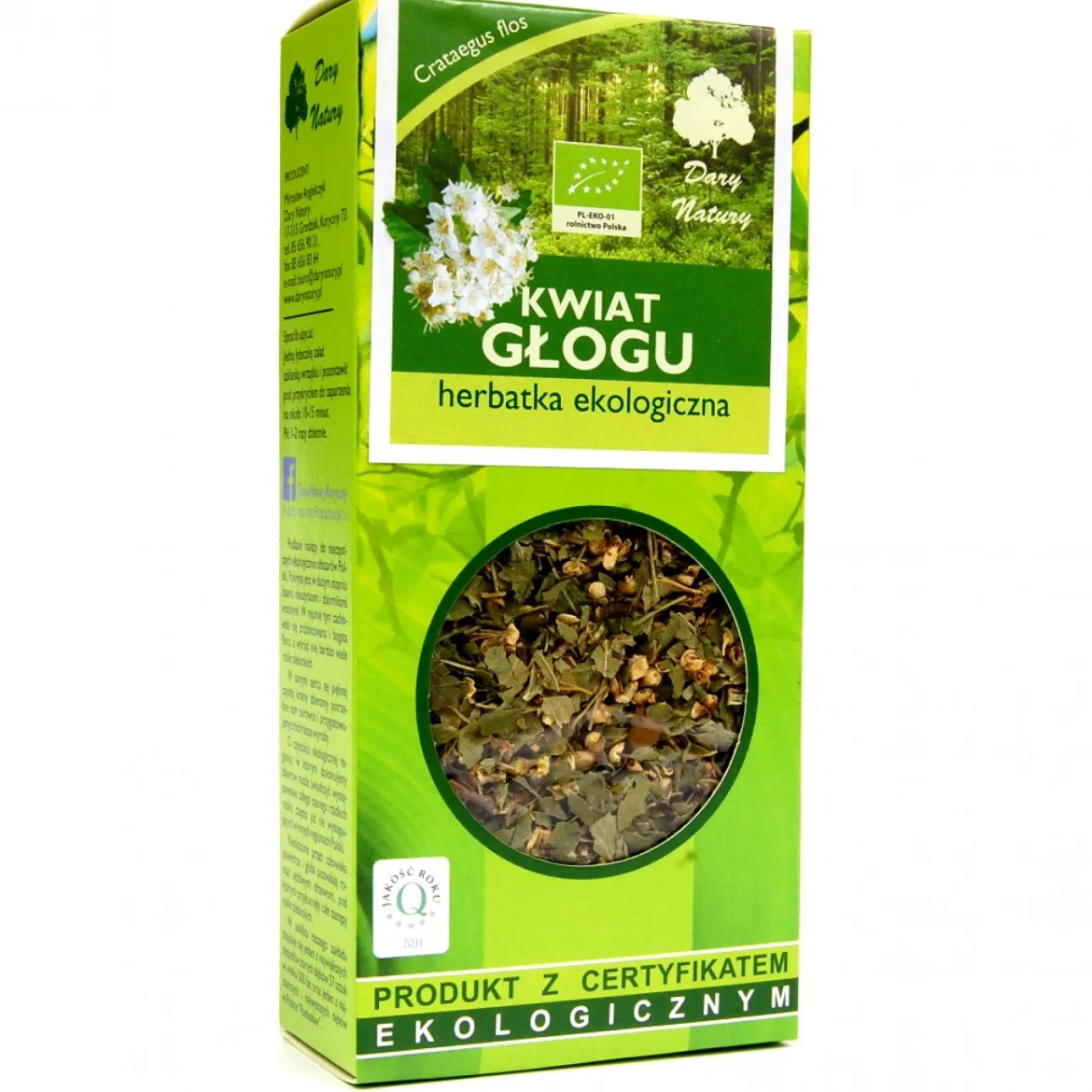 Głóg kwiat 50g EKO Dary Natury