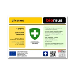 Gliceryna roślinna 500g Biomus
