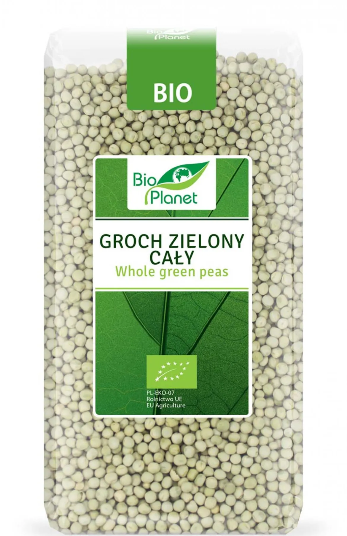 Groch Zielony Cały BIO 500g Bio Planet