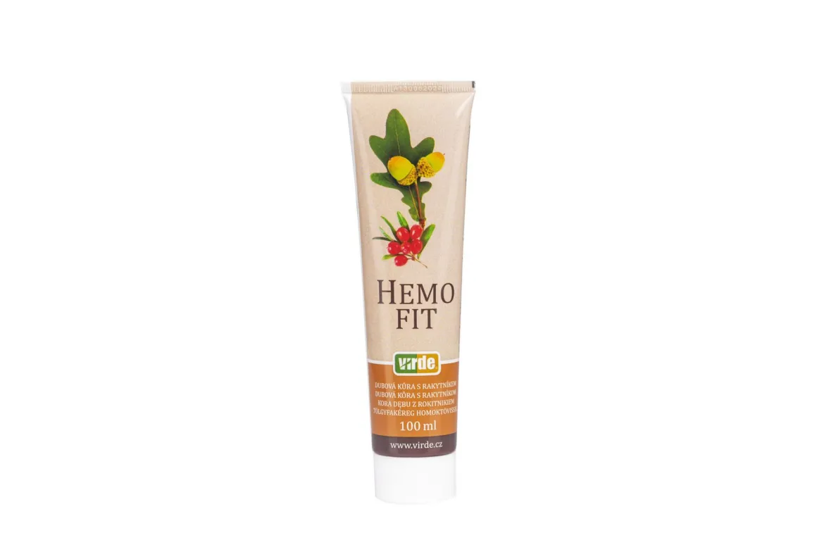 Hemofit Krem Kora dębu z rokitnikiem 100ml Virde