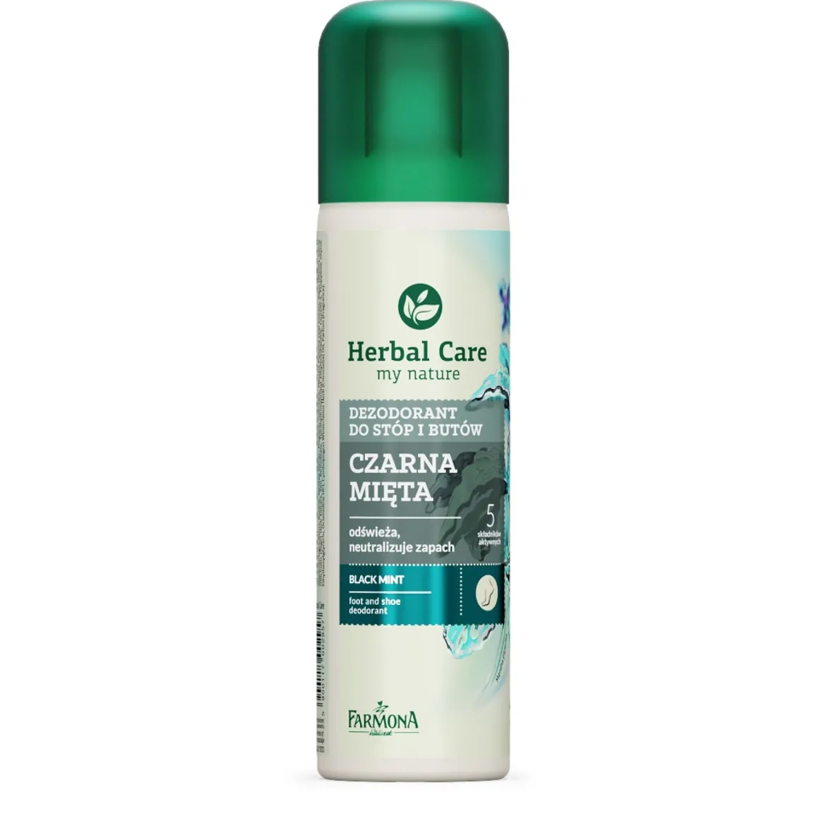 Herbal Care Dezodorant do stóp Czarna mieta150ml Farmona