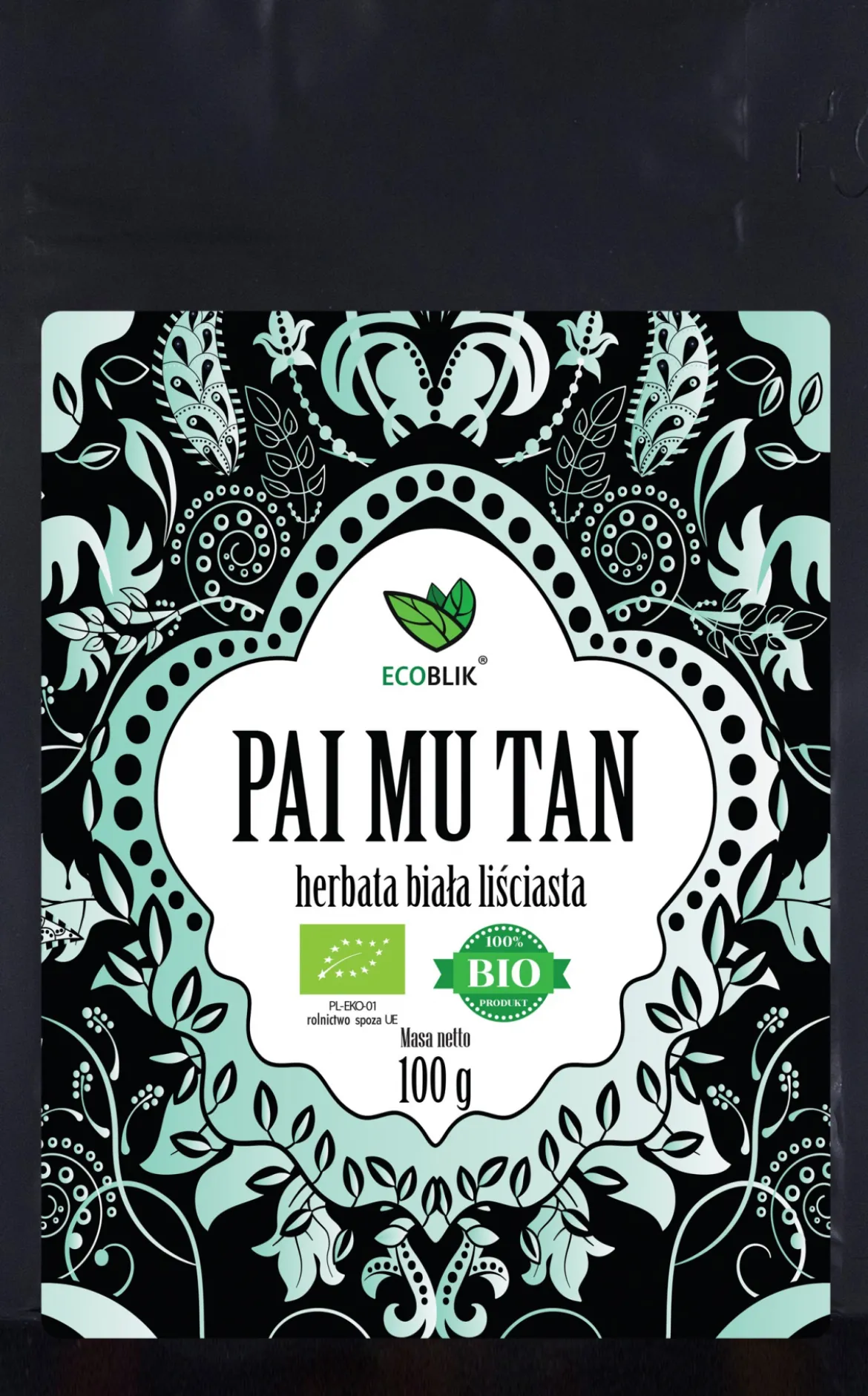 Herbata biała liściasta Pai Mu Tan BIO 100g EcoBlik