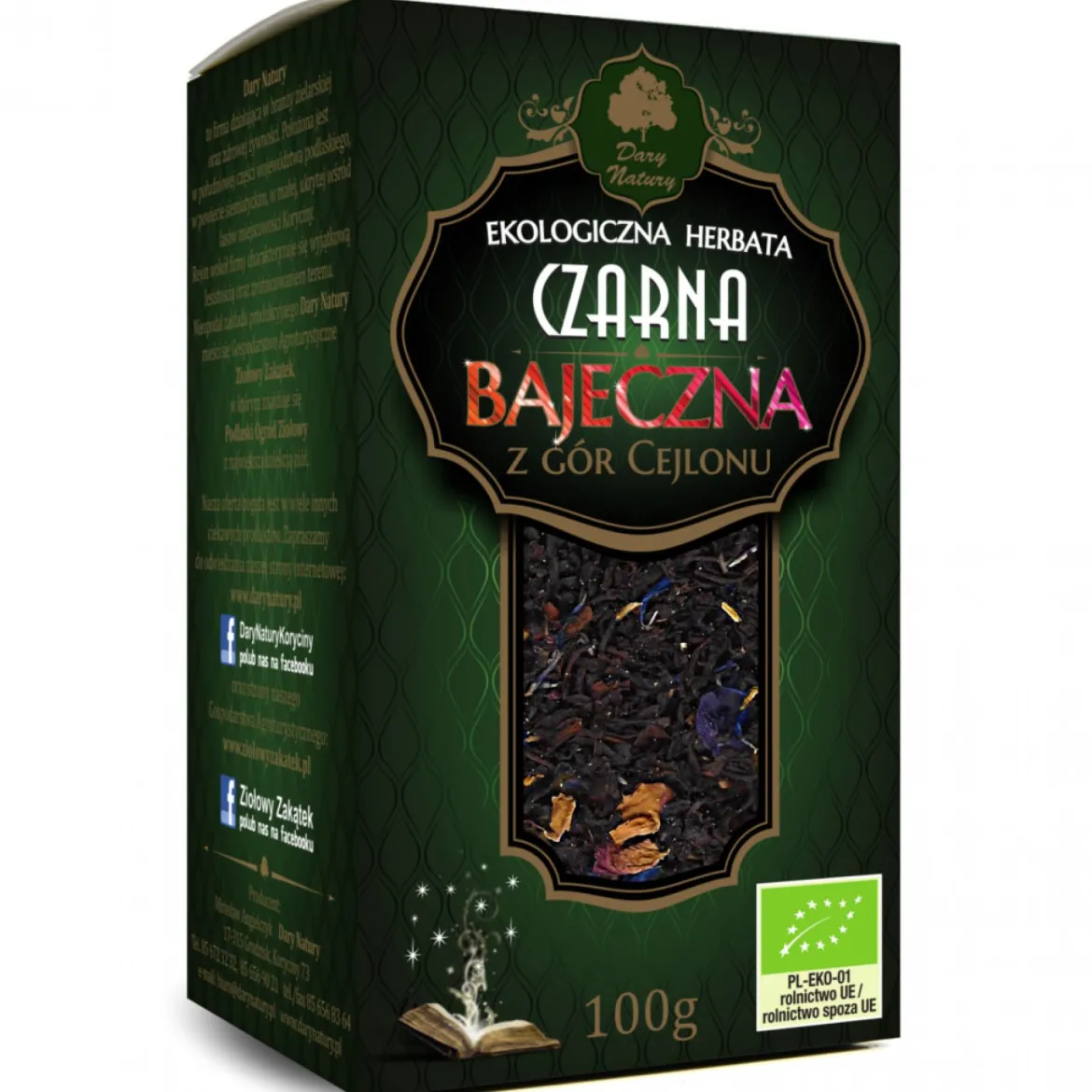 Herbata Czarna Bajeczna EKO 100g Dary Natury