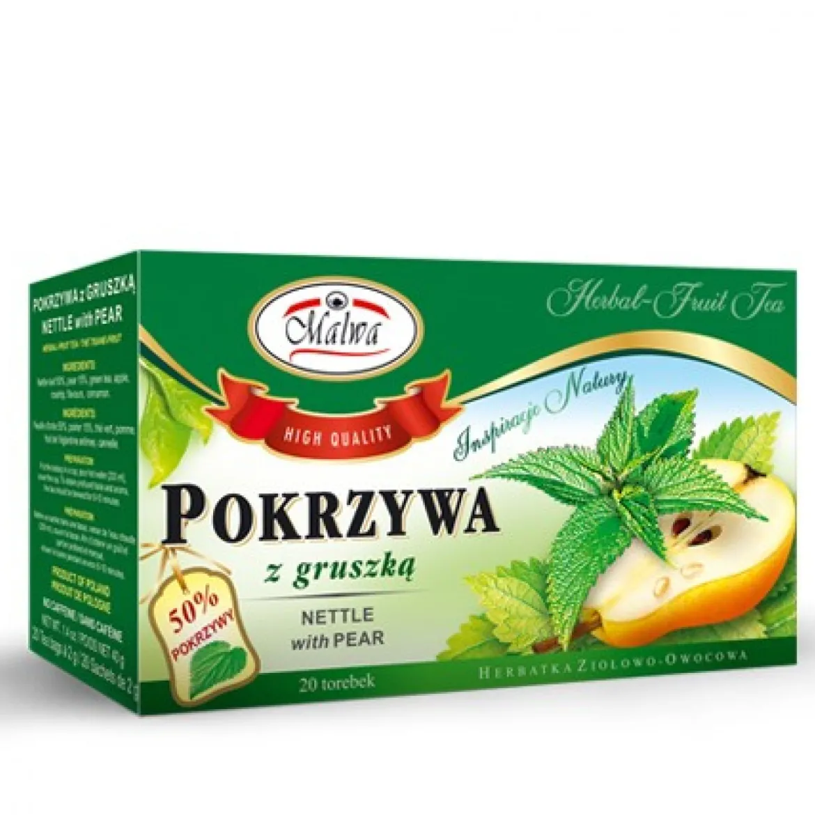 Herbata Pokrzywa z Gruszką 20x2g Malwa