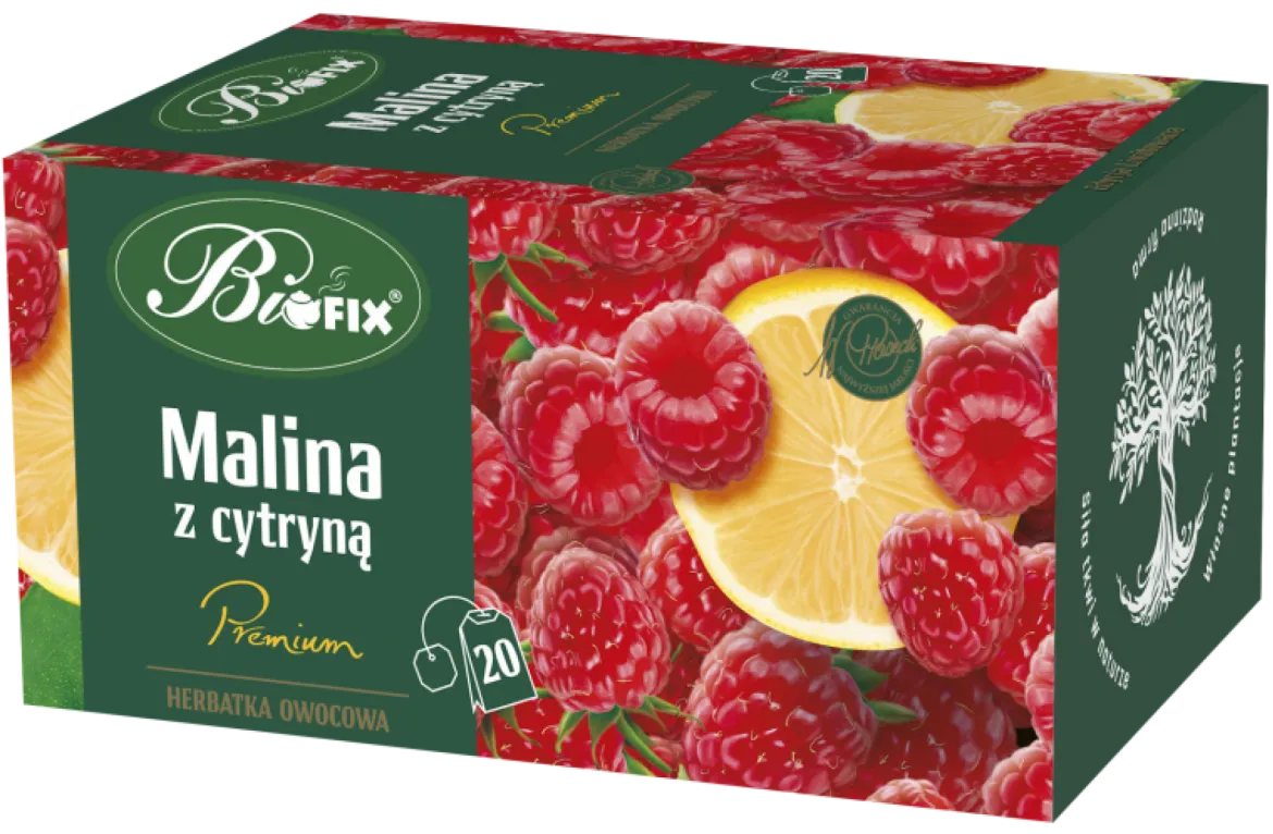 Herbata Premium Malina z cytryną 20x2g BiFix