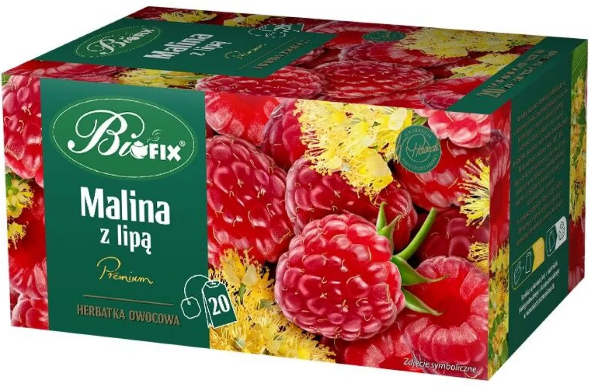 Herbata Premium Malina z lipą 20x2g BiFix