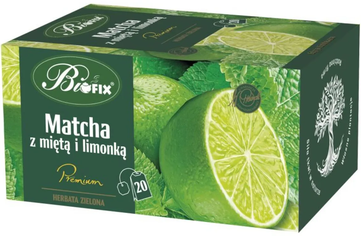 Herbata Premium Matcha z miętą i limonką 20x2g BiFix