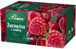 Herbata Premium Żurawina z maliną 20x2g BiFix