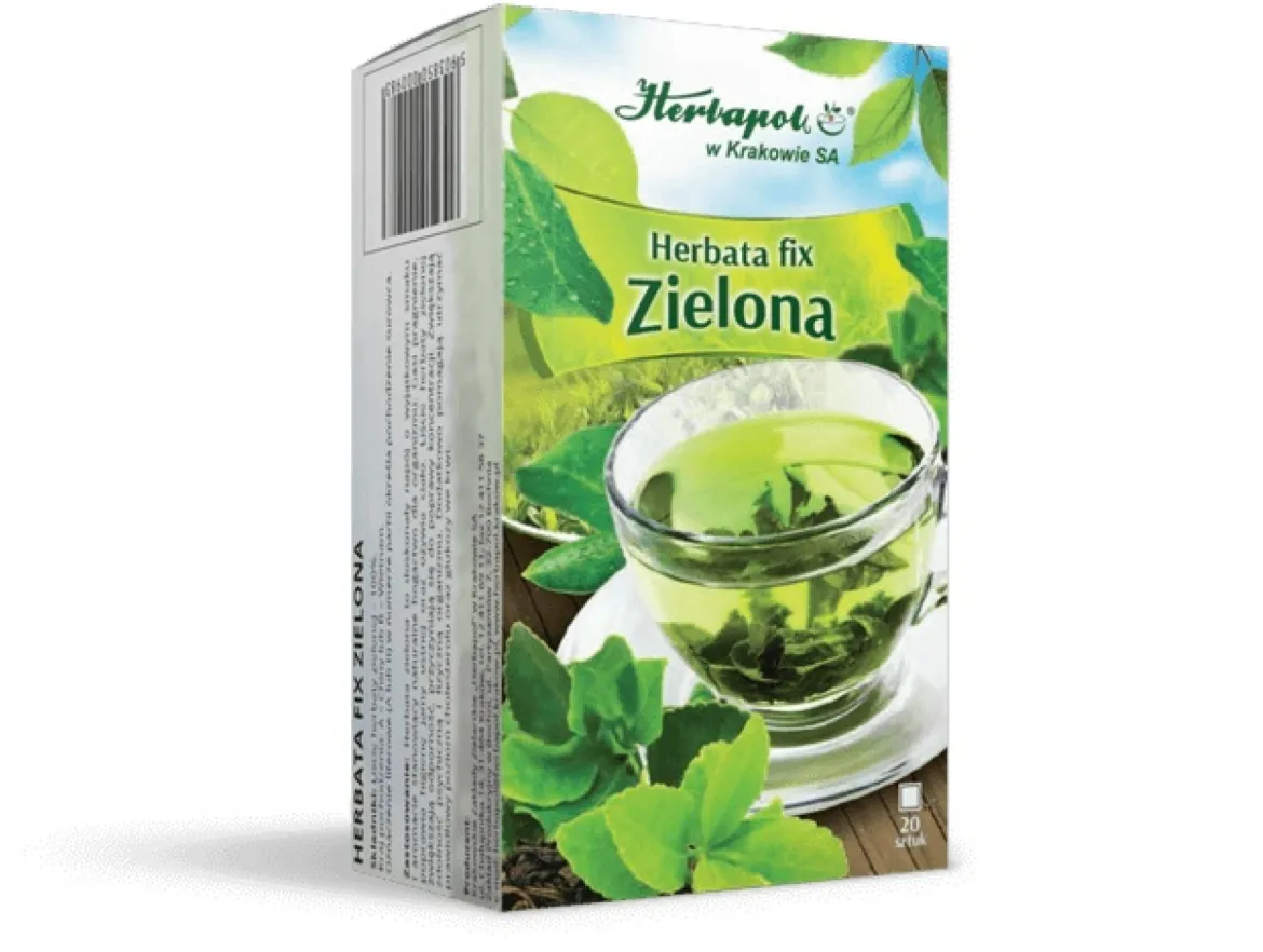 Herbata Zielona 20x2g Herbapol