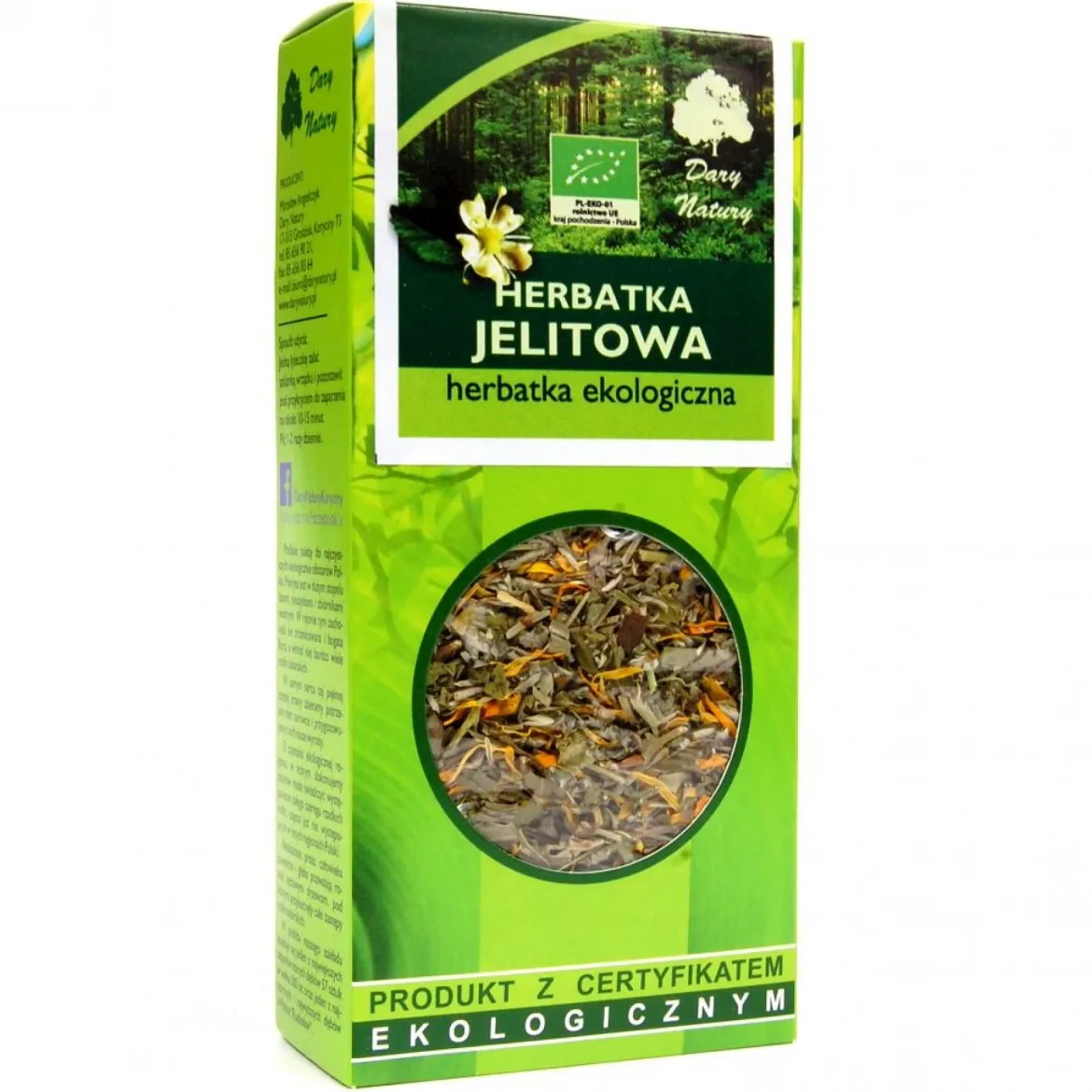 Herbatka Jelitowa EKO 50g Dary Natury