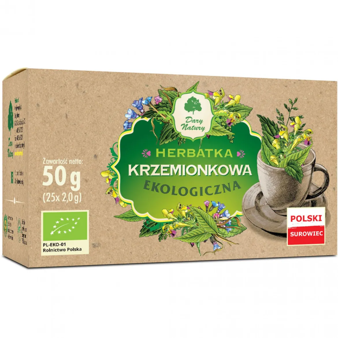 Herbatka Krzemionkowa EKO 2x25 Dary Natury